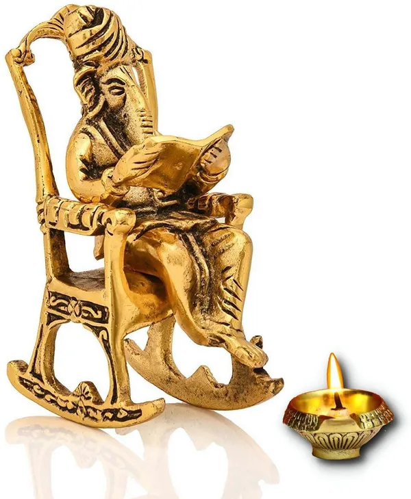 Golden_Metal__Lord_Ganesha_Reading_Ramayana_Statue_Hindu_Ganesh_Ganpati_Sitting_On_Chair_With_Kuber_Diya_Idol_Sculpture_For_Home_Office_And_Gifts_Decor