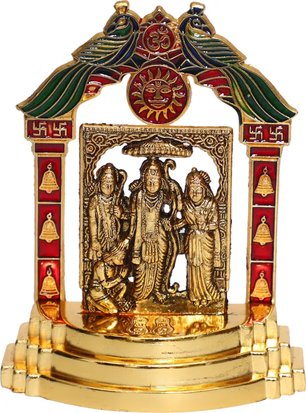 Golden_Metal_Ram_Darbar_With_Hanuman_Ji_Idol_Statue_Murti_For_Home_And_Office_Decorative_Showpiece