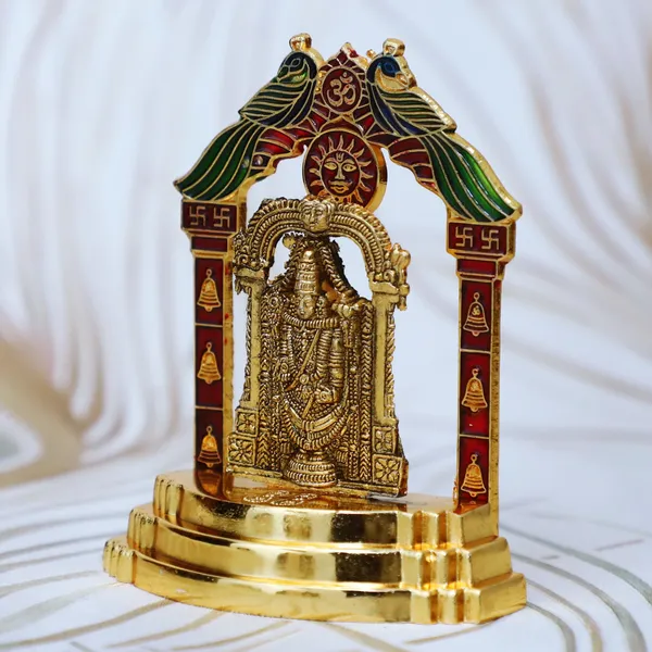 Golden_Metal_Tirupati_Balaji,_Sri_Venkateswara_Idol_For_Home_And_Office_Decorative_Showpiece