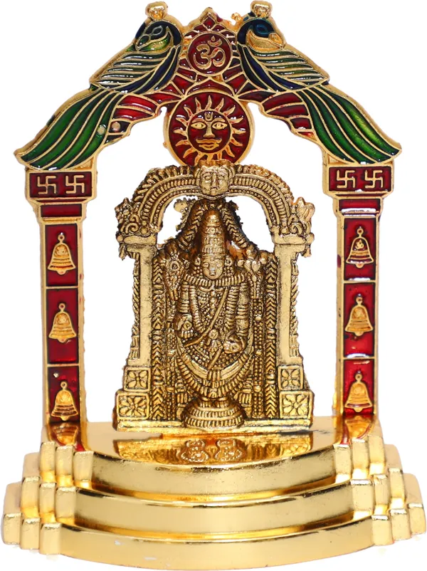 Golden_Metal_Tirupati_Balaji,_Sri_Venkateswara_Idol_For_Home_And_Office_Decorative_Showpiece