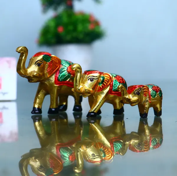 Multicolor_Set_Of_3_Elephant_Idol_&_Showpiece_For_Home_Decor_And_Gift_Decorative_Showpiece