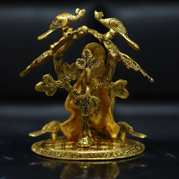 Golden_Metal_Hanuman_Idol_Bajrangbali_Statue_Sitting_Under_Tree_Decorative_Showpiece