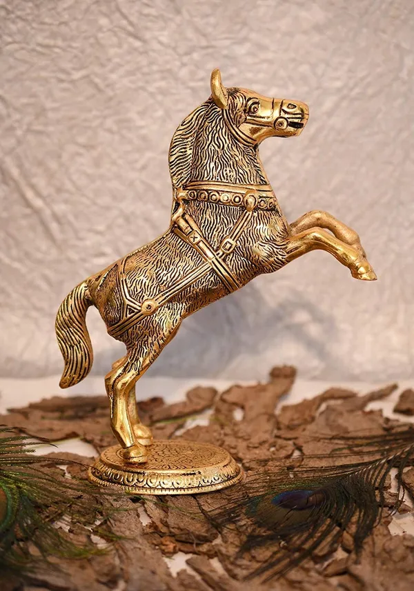 Golden_Metal_Horse_Statue_Set_Of_2_For_Wealth,_Income,_Shining_And_Bright_Future_Gift_Item_Decorative_Showpiece
