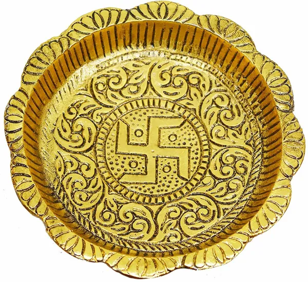 Golden_Metal_Tortoise_Plate_Metal_Decorative_Showpiece