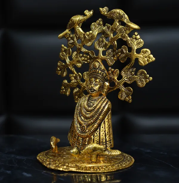 Golden_Metal_Khatu_Shyam_Ji_Murti_Sitting_Under_Tree_Decorative_Showpiece