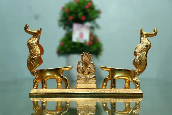 Golden_Metal_Elephant_Pair_With_Ganesh_Chandan_Roli_Pair_Kumkum_Box_For_Gift_And_Pooja_Purpose_Decorative_Showpiece