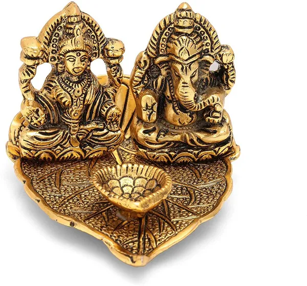 Golden_Metal_Laxmi_Ganesh_Diya_Idol_With_Oil_Lamp_Deepak_Metal_Lakshmi_Ganesha_Showpiece_For_Diwali_Puja_Gift_Decorative_Showpiece
