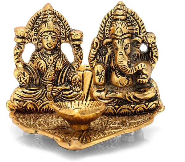 Golden_Metal_Laxmi_Ganesh_Diya_Idol_With_Oil_Lamp_Deepak_Metal_Lakshmi_Ganesha_Showpiece_For_Diwali_Puja_Gift_Decorative_Showpiece