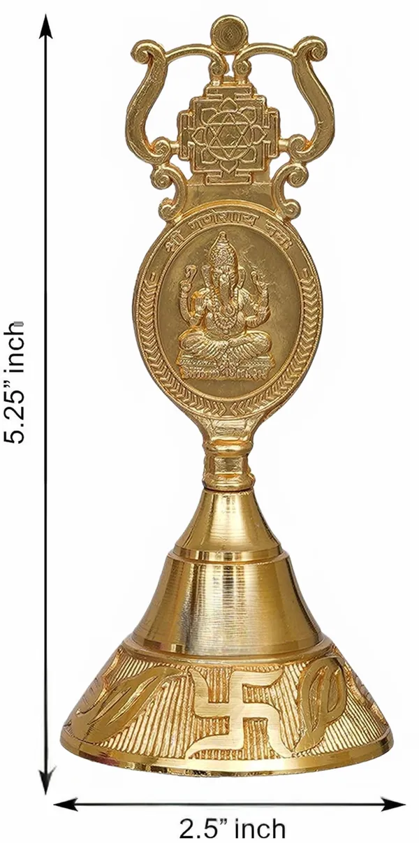 Golden_Metal_Laxmi_Ganesh_Idol_With_Kuber_And_Laxmi_Yantra_Bell_For_Home_And_Office_Decorative_Showpiece