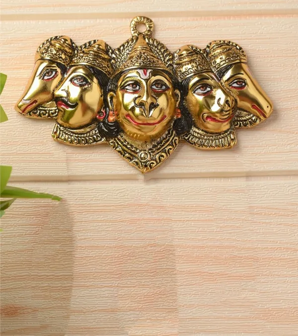 Multicolor_Metal_Panchmukhi_Hanuman_Ji_/_Bajrangbali_Wall_Hanging_For_Home_And_Office_Decorative_Showpiece