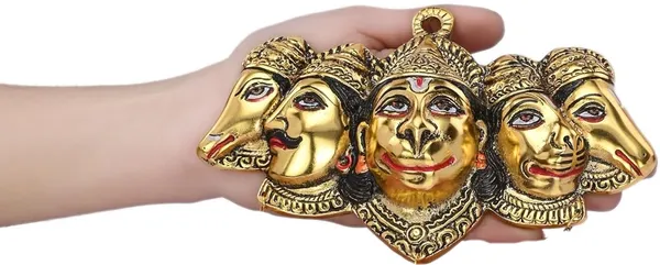 Multicolor_Metal_Panchmukhi_Hanuman_Ji_/_Bajrangbali_Wall_Hanging_For_Home_And_Office_Decorative_Showpiece