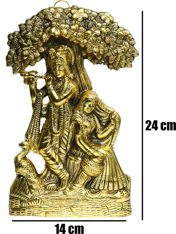 Golden_Metal_Radha_Krishna_Sitting_Under_Tree_With_Peacock_Decorative_Showpiece