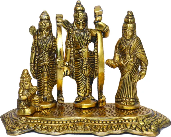 Golden_Metal_Shri_Ram_Darbar_With_Hanuman_Ji_Decorative_Showpiece