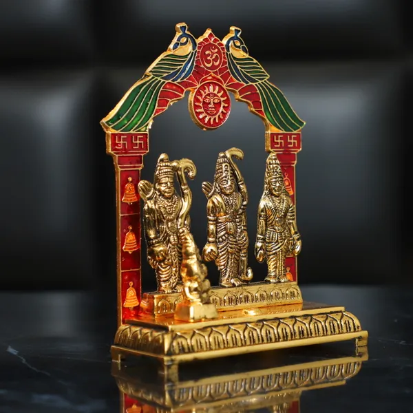 Golden_Metal_Shri_Ram_Darbar_With_Hanuman_Ji_Decorative_Showpiece