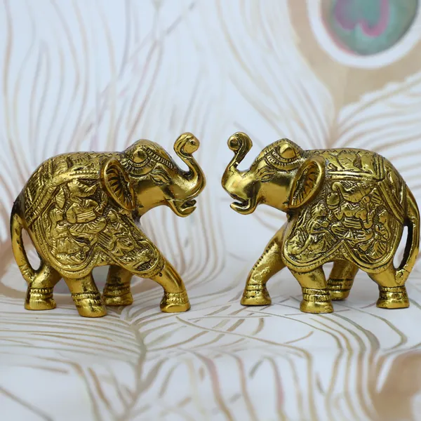 Golden_Metal_Elephant_Pair_With_Ganesh_And_Riddhi_Siddhi_For_Home_And_Office_Decorative_Showpiece