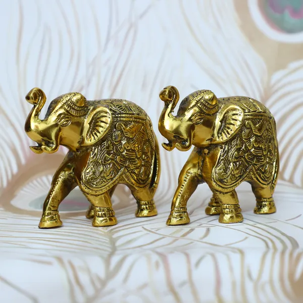 Golden_Metal_Elephant_Pair_With_Ganesh_And_Riddhi_Siddhi_For_Home_And_Office_Decorative_Showpiece