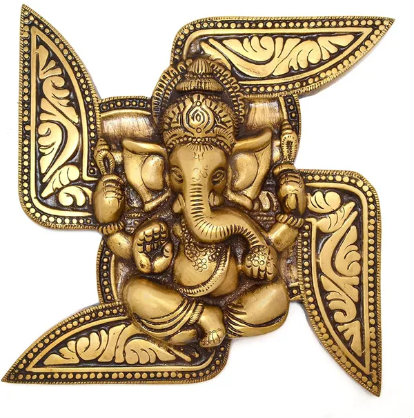 Gold_Wall_Hanging_Lord_Ganesh_Decorative_Showpiece