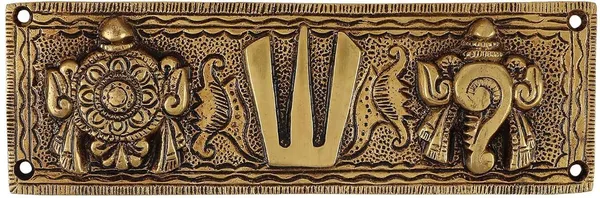 Golden_Metal_Tirupati_Balaji_Shankh_Chakra_Tilak_For_Home_&_Office_Decorative_Showpiece