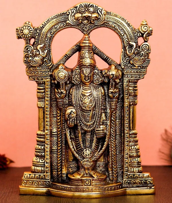 Gold_Tirupati_Balaji,_Sri_Venkateswara_Idol,_Spiritual_Home_Decor_Decorative_Showpiece