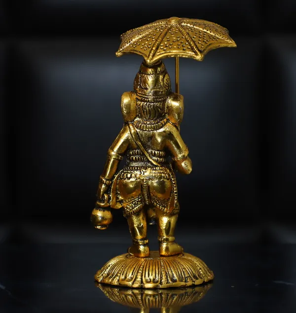 Golden_Metal_Ganesh_Idol_With_Kuber_Diya_For_Home_And_Office_Decorative_Showpiece