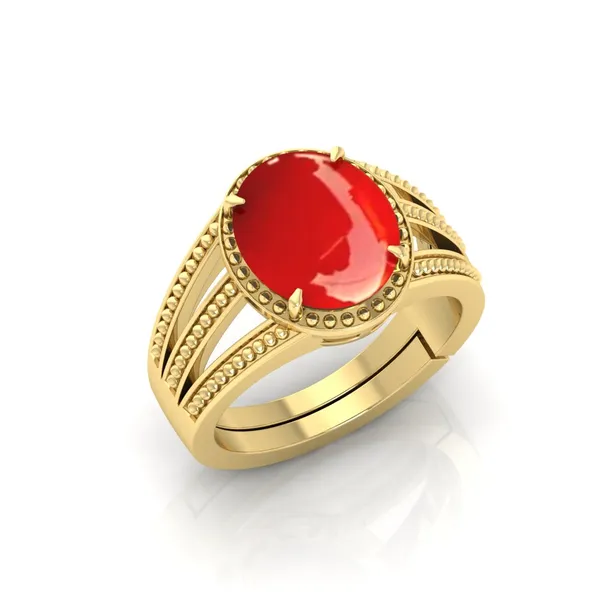 Red_Moonga_Coral_Adjustable_Ring_Natural_Original_Gemstone_Ring_Lab_Certified_Gemstone_For_Men_Women_By_Ssgs