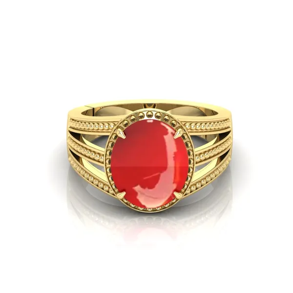 Red_Moonga_Coral_Adjustable_Ring_Natural_Original_Gemstone_Ring_Lab_Certified_Gemstone_For_Men_Women_By_Ssgs