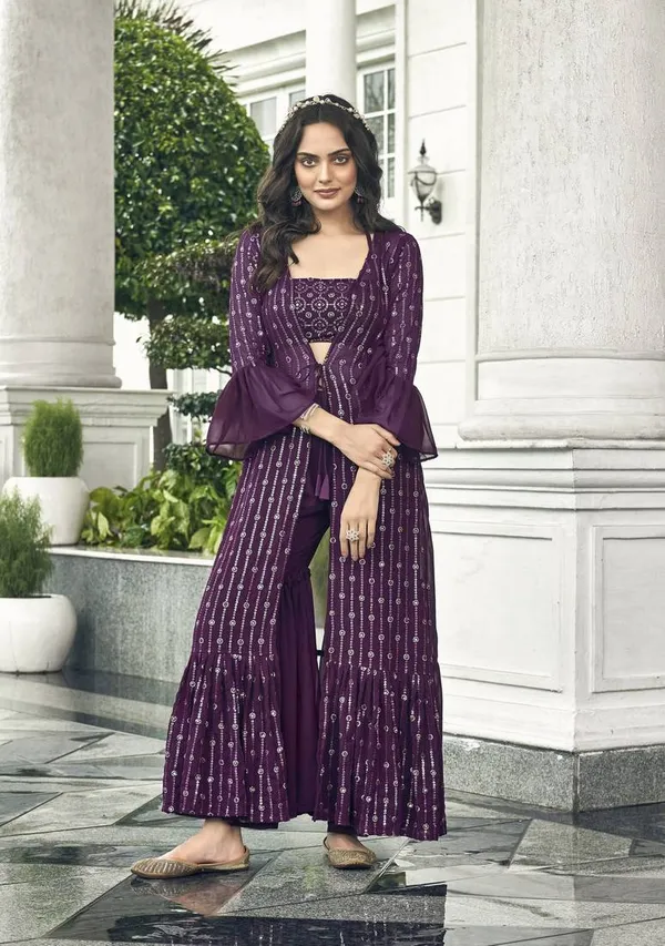 Purple_Exclusive_Womens_Garara_Suits_New_Fancy_Garara_Georgette_5Mm_Heavy_Sequence_Work_Wear_Suit_Like_Party_Wear_Garara_Suit