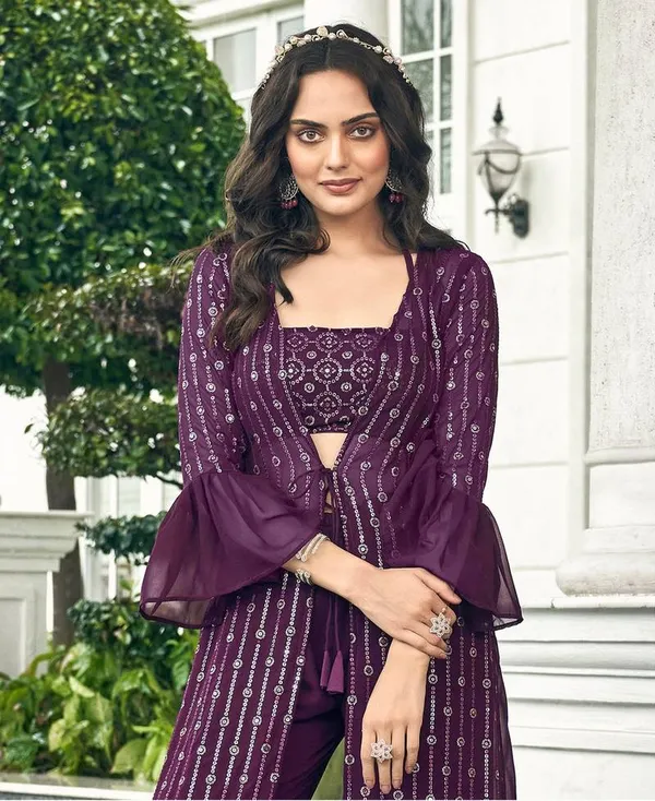 Purple_Exclusive_Womens_Garara_Suits_New_Fancy_Garara_Georgette_5Mm_Heavy_Sequence_Work_Wear_Suit_Like_Party_Wear_Garara_Suit