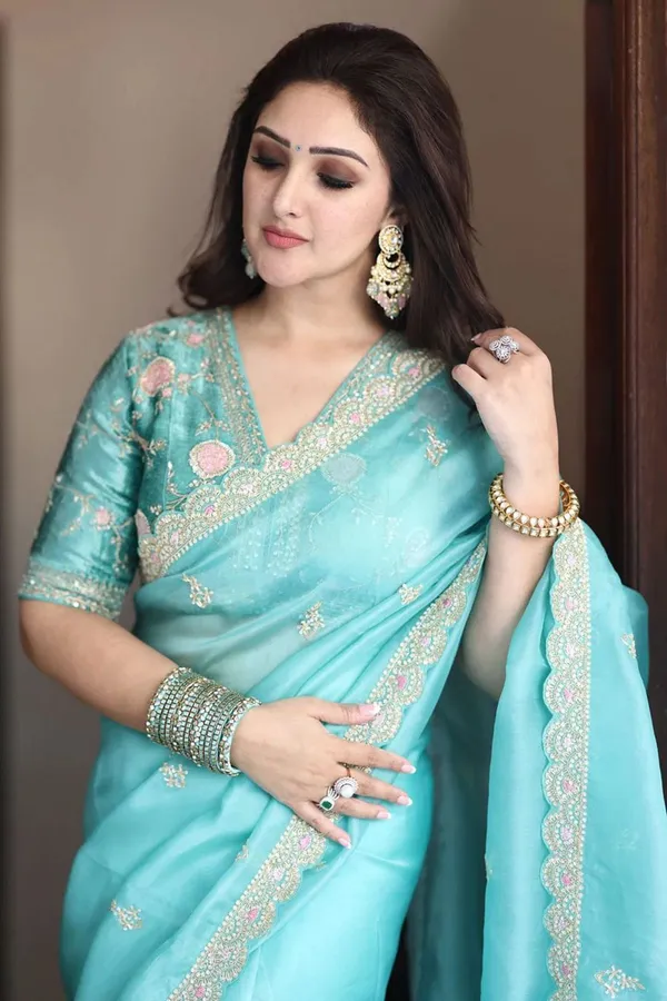 Light_Teal_Blue_Khadi_Organza_Embroidered_Saree_For_Women