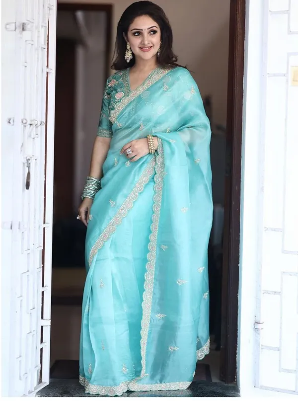 Light_Teal_Blue_Khadi_Organza_Embroidered_Saree_For_Women