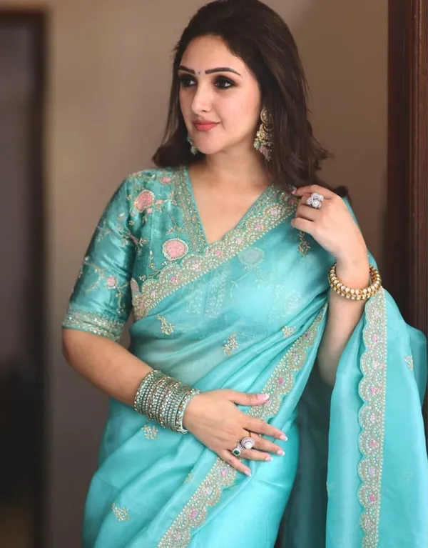 Light_Teal_Blue_Khadi_Organza_Embroidered_Saree_For_Women