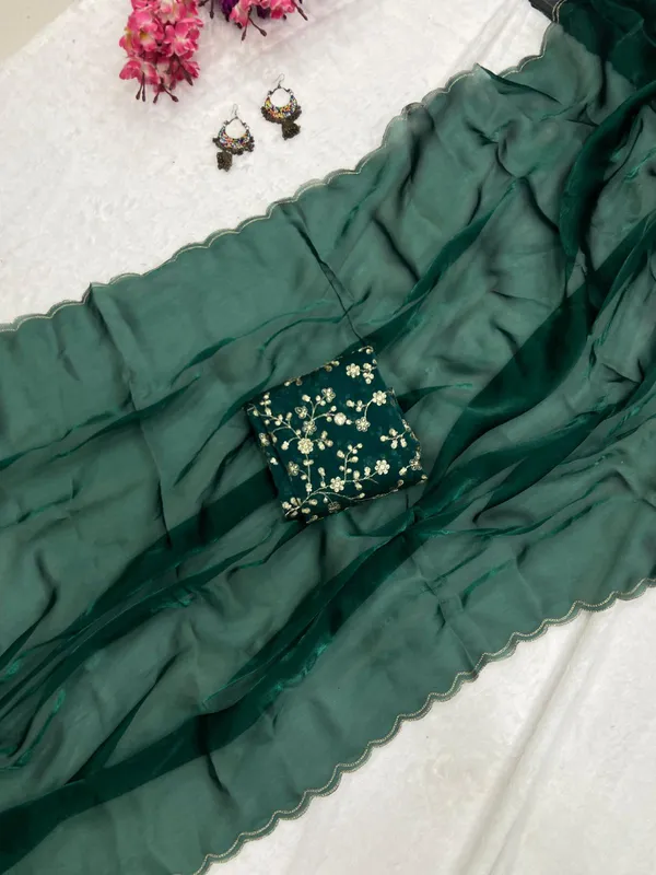 Green_Soft_Jimmy_Choo_Embroidered_Saree_For_Women