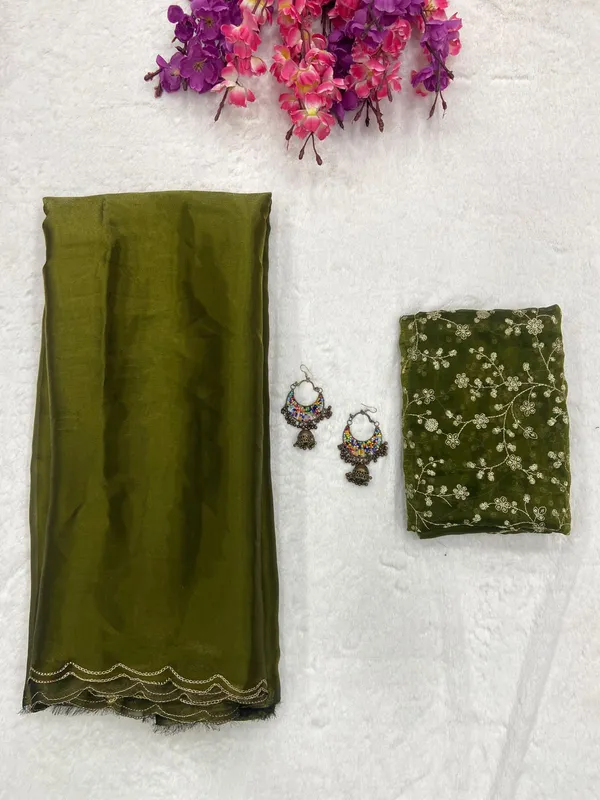 Mahendi_Soft_Jimmy_Choo_Embroidered_Saree_For_Women