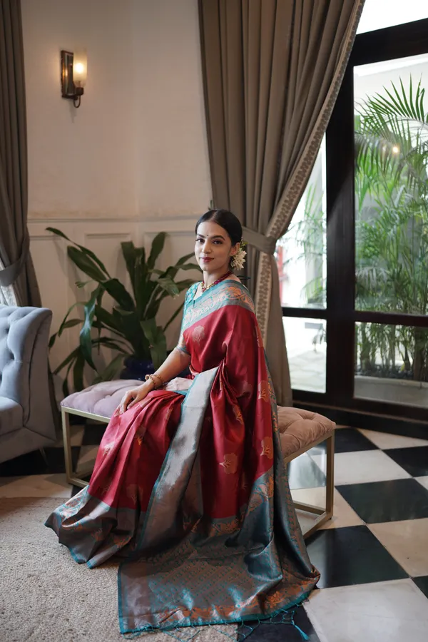 Maroon_Kanjivaram_Silk_Saree_For_Women