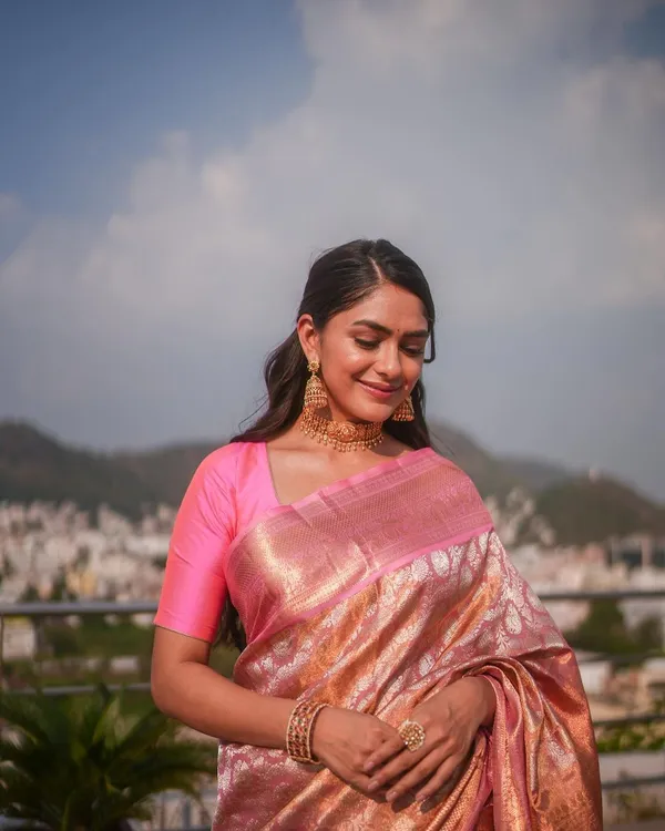 Pink_Kanjivaram_Silk_Saree_For_Women