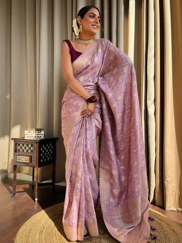 Purple_Pure_Banarasi_Saree_For_Women