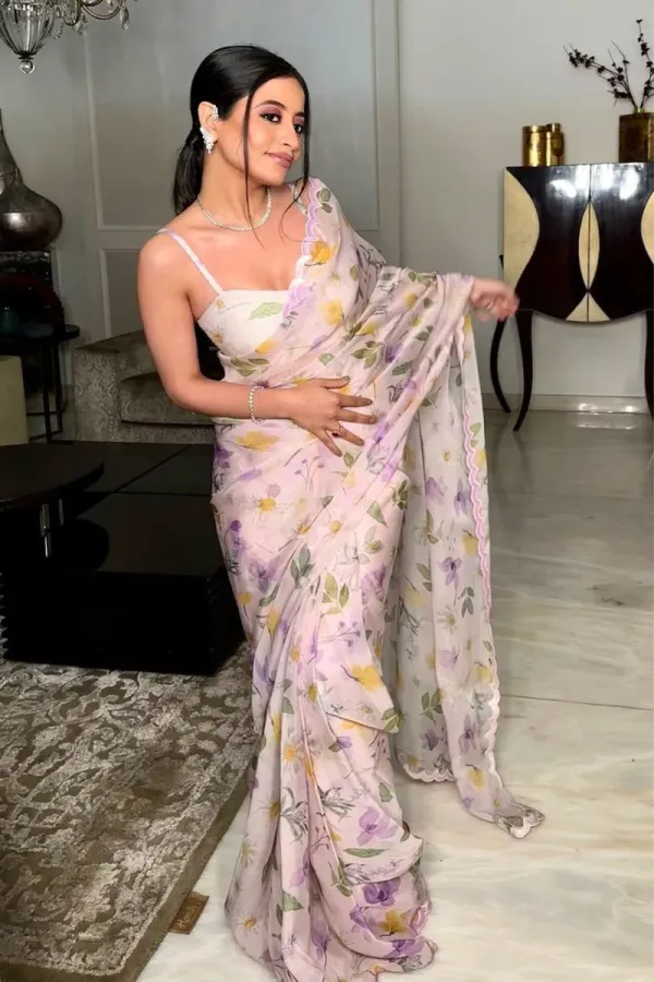 Alina_Baby_Purple_Floral_Printed_Organza_Saree_For_Women