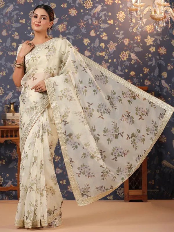Aria_Off-White_Floral_Printed_Organza_Saree_For_Women