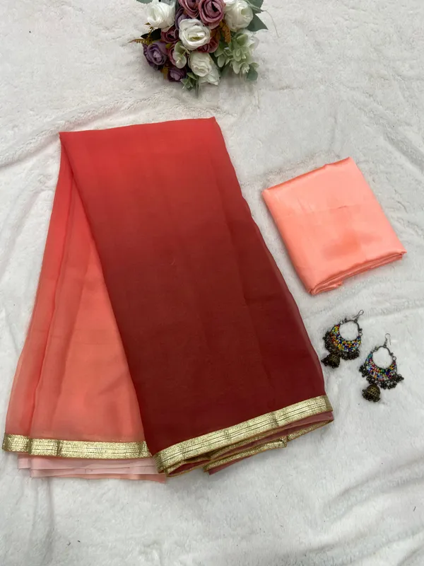 Pink_Soft_Smooth_Georgettee_Saree_With_Embroidered_Lace_For_Women