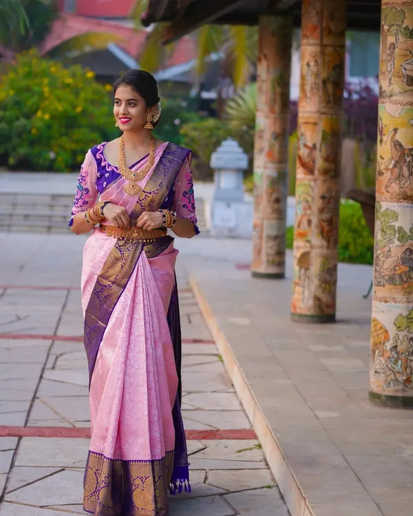 Pink_Embellished_Banarasi_Jacquard_Saree_(Pink)_For_Women