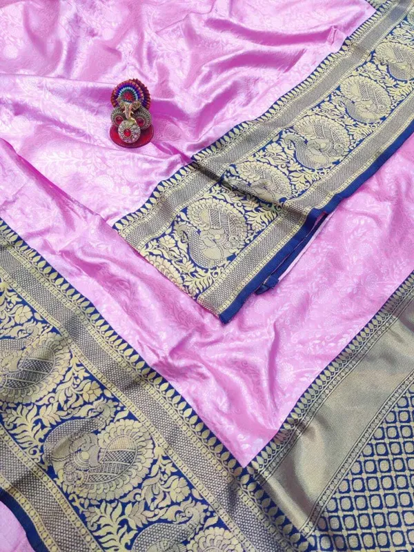 Pink_Embellished_Banarasi_Jacquard_Saree_(Pink)_For_Women