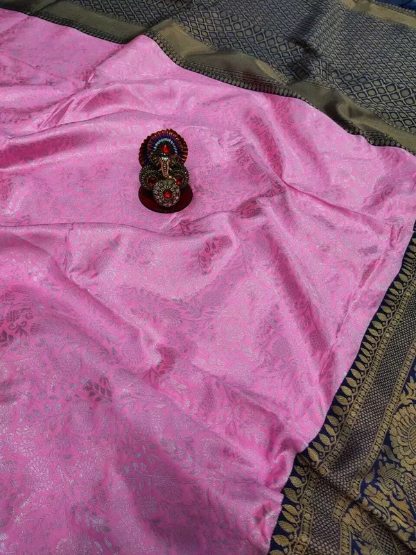 Pink_Embellished_Banarasi_Jacquard_Saree_(Pink)_For_Women