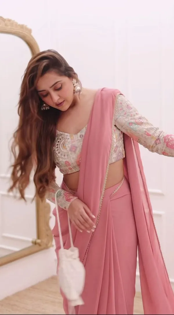 Light_Pink_Soft_Georgette_Embroidered_Saree_For_Women