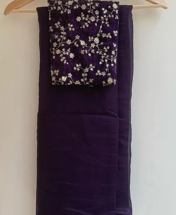 Purple_Soft_Jimmy_Choo_Embroidered_Saree_For_Women
