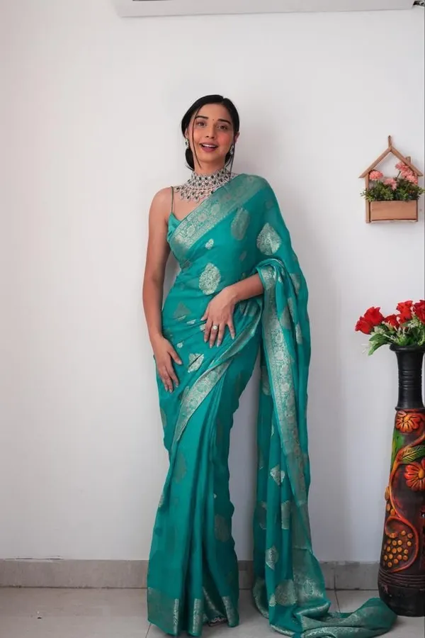 Teal_1-Minute_Ready_To_Wear_Saree_For_Women