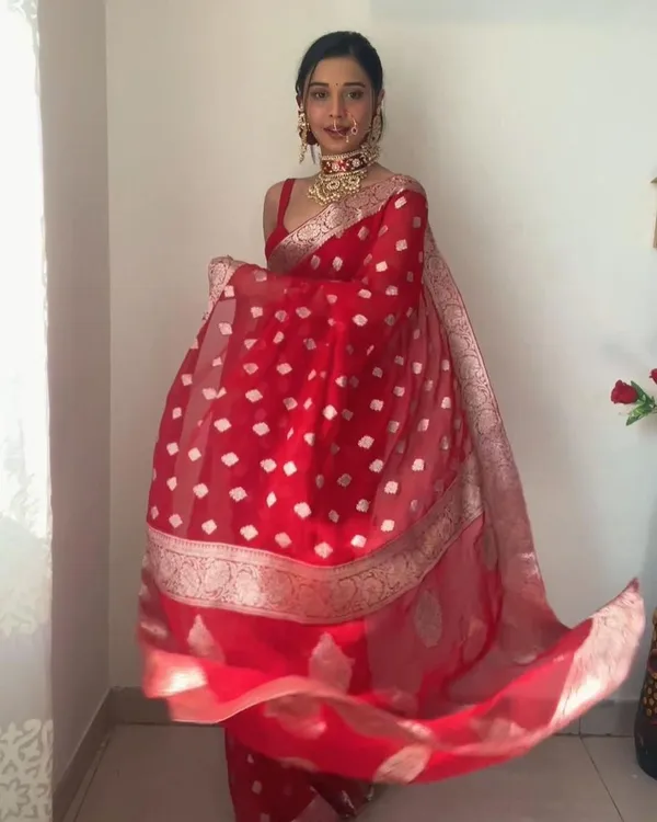 Red_1-Minute_Ready_To_Wear_Saree_For_Women