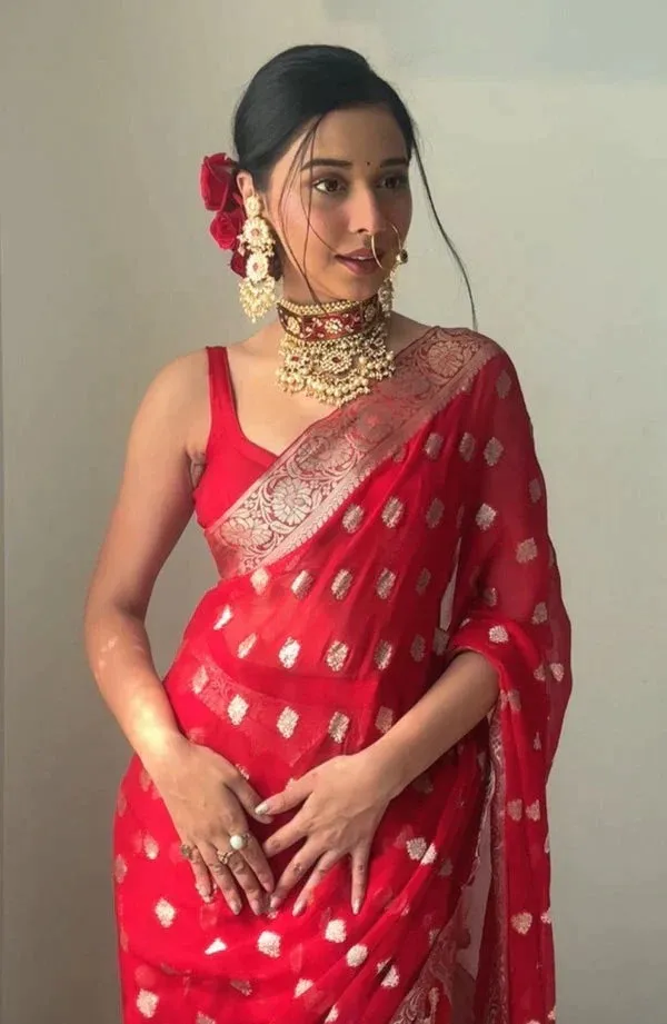 Red_1-Minute_Ready_To_Wear_Saree_For_Women