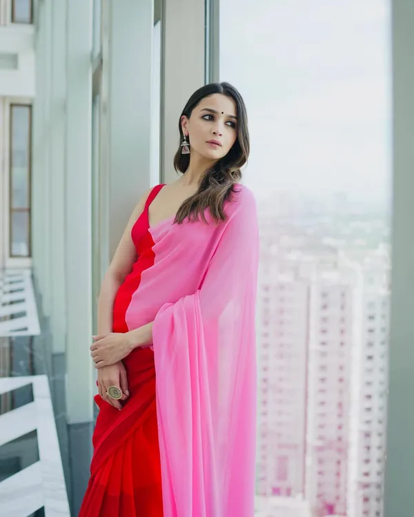 Pink_1-Minute_Ready_To_Wear_Georgette_Saree_For_Women