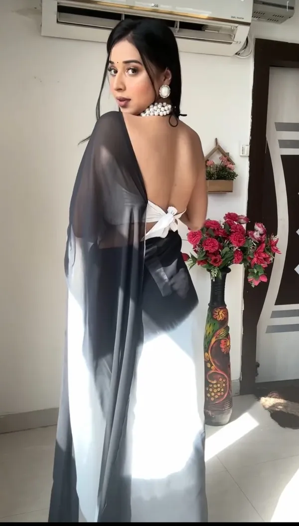 Black_1-Minute_Ready_To_Wear_Georgette_Saree_For_Women