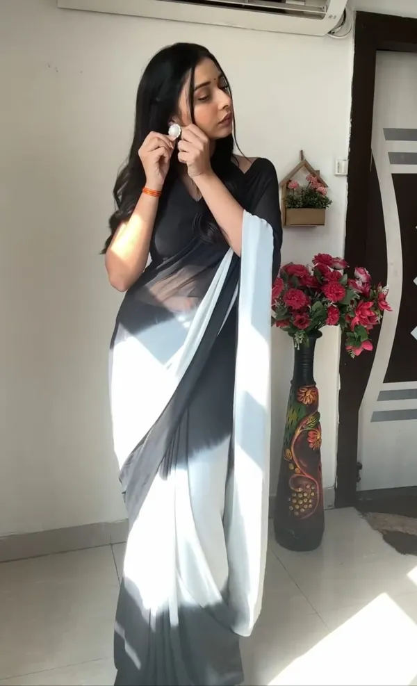 Black_1-Minute_Ready_To_Wear_Georgette_Saree_For_Women